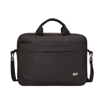 Case Logic 3203986 14.6 in. x 2.8 in. x 13 in. Advantage Laptop Attache for 14 in. Devices - Black