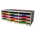 Desktop Organizers | Storex 61601U01C 12 Compartments 10.63 in. x 13.3 in. x 31.4 in. Literature Organizer - Gray image number 1