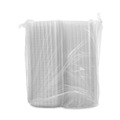 Just Launched | Dart C95PST3 ClearSeal 9.4 in. x 8.9 in. x 3 in. 3-Compartments Hinged-Lid Plastic Containers (200/Carton) image number 1