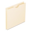 File Jackets & Sleeves | Pendaflex 22200EE 2 in. Expansion 2-Ply Letter Size Reinforced File Jackets - Manila (50/Box) image number 0