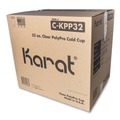 Cups and Lids | Karat C-KPP32 32 oz. PolyPro (PP) Plastic Cups - Translucent (600/Carton) image number 1