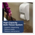 Toilet Paper | Tork 110292A 2-Ply Septic Safe Advanced High Capacity Bath Tissue - White (36/Carton) image number 7