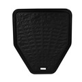 Odor Control | TOLCO 220206 20.75 in. x 18.5 in. Urinal Mat - Black (6/Carton) image number 3