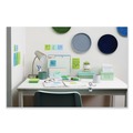 Sticky Notes & Post it | Post-it Notes Super Sticky 654R-5SST 3 in. x 3 in. 100 Percent Recycled Paper Super Sticky Notes - Oasis (5-Pads/Pack) image number 3