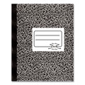 Notebooks & Pads | National 43481 80 Sheets 11 in. x 8.38 in. Medium/College Rule Composition Book - Black Marble Cover image number 0