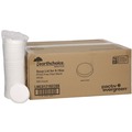 Cups and Lids | Pactiv Corp. LMC81216ECBB 4 in. EarthChoice PFAS-Free Compostable Sugarcane Soup Cup Lid - White (500/Carton) image number 4