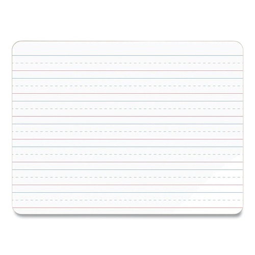 White Boards | U Brands 483U00-01 12 x 9 Double-Sided Dry Erase Lap Board - White Surface (10/Pack) image number 0