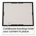 Office Decor | NuDell 11800 8 in. x 10 in. EZ Mount Document Frame with Trim Accent and Plastic Face - Black/Gold image number 3
