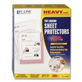 Sheet Protectors | C-Line 62097 11 in. x 8-1/2 in. Heavyweight Polypropylene Sheet Protectors with 2-in. Sheet Capacity - Clear (200/Box) image number 0