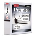 Binders | Cardinal 10330 3 in. Capacity 11 x 8.5 Premier Easy Open ClearVue Locking Slant-D Ring Binder - White image number 0