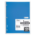 Notebooks & Pads | Mead 06622 11 in. x 8 in. Sheets 1-Subject Medium/College Rule Spiral Notebook - Random Assorted Cover Color image number 6