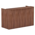 Office Desks & Workstations | Alera VA327236WA Valencia Series 71 in. x 35.5 in. x 42.5 in. Reception Desk with Transaction Counter - Modern Walnut image number 2