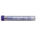 Pens | Pentel PDE-1 Cylindrical Rod Eraser Refills for Pentel Champ, e-sharp, Jolt, Icy and Quicker Clicker Pencils - White (5/Pack) image number 2