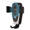 Desktop Organizers | Itek WCC-12/1172 Universal Car Holder with Wireless Fast Qi Charger, Black/Silver image number 0