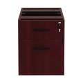 Office Carts & Stands | Alera ALEVA552222MY 15.63 in. x 20.5 in. x 19.25 in. Valencia Series 2-Drawer Hanging File Pedestal - Mahogany image number 2
