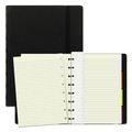 Notebooks & Pads | Filofax B115007U 8.25 in. x 5.81 in. Sheets 1-Subject Medium/College Rule Notebook - Black image number 4