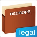 File Folders | Pendaflex S26E 3.5 in. Expansion Legal Size Pocket File - Red Fiber image number 4