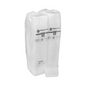 Food Service | Pactiv Corp. 51P102FS 8.38 in. x 5.88 in. x 1.21 in. #2 Foam Meat Tray - White (500/Carton) image number 2