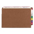 Report Covers & Pocket Folders | Smead 74790 5.25 in. Expansion Heavy-Duty Redrope End Tab TUFF Pockets - Legal Size, Redrope (10/Box) image number 2