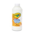 Acrylic & Tempera Paint | Crayola 551316053 16 oz Washable Fingerpaint - White image number 0