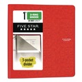 Binders | Five Star 261340 1-in Plastic Binder, 3 Rings, 1-in Capacity, 11 x 8.5, Randomly Assorted Color image number 1