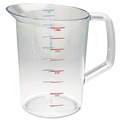  | Rubbermaid Commercial FG321800CLR Bouncer 4-Quart Measuring Cup - Clear image number 0