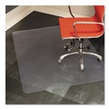 Office Chair Mats | ES Robbins 132321 46 in. x 60 in. Heavy Use Rectangular EverLife Chair Mat for Hard Floors - Clear image number 0