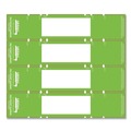 File Folders | Tabbies 68809 9.63 in. x 2 in. File Pocket Handles - Green/White (48/Pack) image number 2
