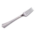  | WNA WNA 610155 Reflections Design Heavyweight Plastic Forks - Silver (600/Carton) image number 1