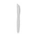 Cutlery | Dixie PKM21 Mediumweight Plastic Knives - White (1000/Carton) image number 2