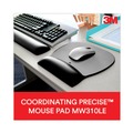 Mouse Pads & Wrist Support | 3M WR310LE 19 in. Antimicrobial Leatherette Cover Gel Wrist Rest for Keyboard - Black image number 6