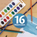 Arts & Crafts Supplies | Crayola 53-1516 Artista II Palette Tray Washable Watercolor Set - 16 Assorted Colors (1-Set) image number 4