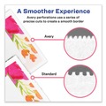 Office & Office Supplies | Avery 08371 2 in. x 3.5 in. Printable Microperforated Business Cards with Sure Feed Technology for Inkjet Printers - White (250 Cards, 10/Sheet, 25 Sheets/Pack) image number 3