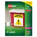 Labels | Avery 06575 8.5 in. x 11 in. Durable Permanent ID Labels with TrueBlock Technology - White (50/Pack) image number 0