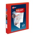 Back to School Sale | Avery 79170 One Touch EZD Rings 3 Rings 1 in. Capacity 11 in. x 8.5 in. Heavy-Duty DuraHinge View Binder - Red (12/Carton) image number 0