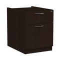 Office Desks & Workstations | Alera ALEVA552222ES 15.63 in. x 20.5 in. x 19.25 in. Valencia Series 2-Drawer Hanging File Pedestal - Espresso image number 1