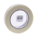 Tapes | Universal UNV30024 3 in. Core 24 mm. x 54.8 m. #120 Utility Grade Filament Tape - Clear (1-Roll) image number 2