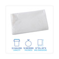Storage Accessories | Boardwalk Z6640VNK 33 in. x 40 in. 33 gal. 16 mic High Density Industrial Can Liners Flat Pack - Natural (200/Carton) image number 1