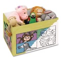 Arts & Crafts Supplies | Bankers Box 1231701 At Play Color in Toy Box Animal Design 1 Section 5.25 Cu Ft 28-in x 18-in x 18-in White/Black image number 5