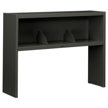 HON H386548N.S 38000 Series 48w x 13.5d x 34.75h Stack On Open Shelf Hutch - Charcoal