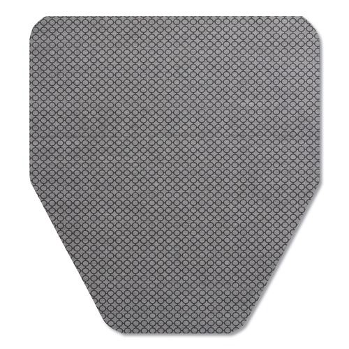 Cleaning & Janitorial Supplies | TOLCO 220209 18 in. x 20 in. Komodo Urinal Mat - Gray (6/Carton) image number 0