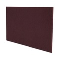 Cleaning Brushes | Boardwalk 7100151258 20 in. x 14 in. Deep Scrub Pads - Maroon (10/Carton) image number 2