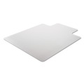 Office Chair Mats | Alera CM1J232ALEPL 45 x 53 Occasional Use Studded Chair Mat for Flat Pile Carpet - Clear image number 1