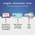 Labels | Avery 06879 1.25 in. x 3.75 in. Vibrant Laser Color-Print Labels with Sure Feed - White (300/Pack) image number 6