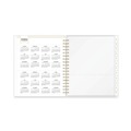 Notebooks & Pads | Blue Sky 137885 10 in. x 8 in. 12-Month (Jul 2025-Jun 2026) Day Designer Daily/Monthly Frosted Planner - Black/White Cover image number 3
