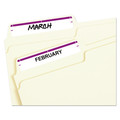 Dividers & Tabs | Avery 05204 0.69 x 3.44 Permanent File Folder Labels - White (252/Pack) image number 1
