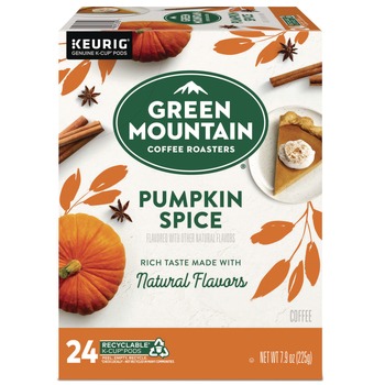 Green Mountain Coffee 5000368942 Fair Trade Certified Flavored Coffee K-Cups - Pumpkin Spice (24/Box)