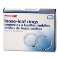 Paper Clips, Binder Clips, & Fasteners | Officemate 99701 1 in. Diameter Book Rings (100/Box) image number 1