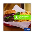 Food Wraps | Dixie GRC1212 12 in. x 12 in. All-Purpose Dry Wax Paper Food Wrap - White (5000/Carton) image number 5