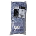 Mops | Rubbermaid Commercial FGE23800BL00 24 oz. Universal Headband Cotton/Synthetic Mop Head - Blue (12/Carton) image number 1